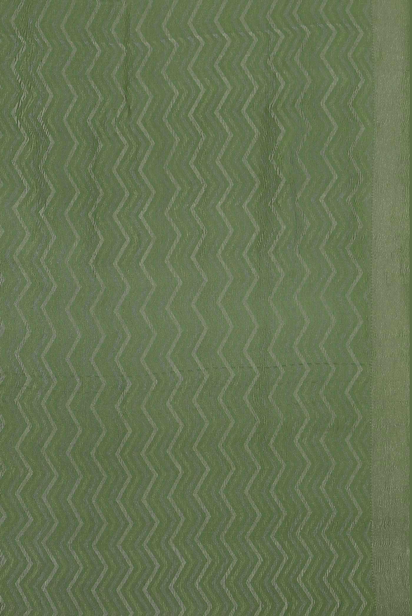 Pista Green Mysore Crepe Saree