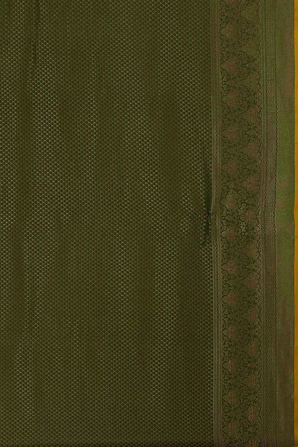 Green Mysore Crepe Saree
