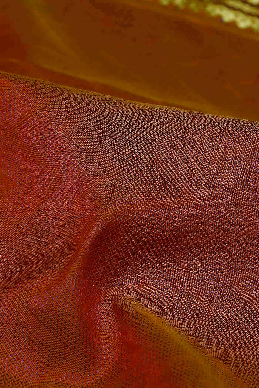 Orange Silk Cotton Saree
