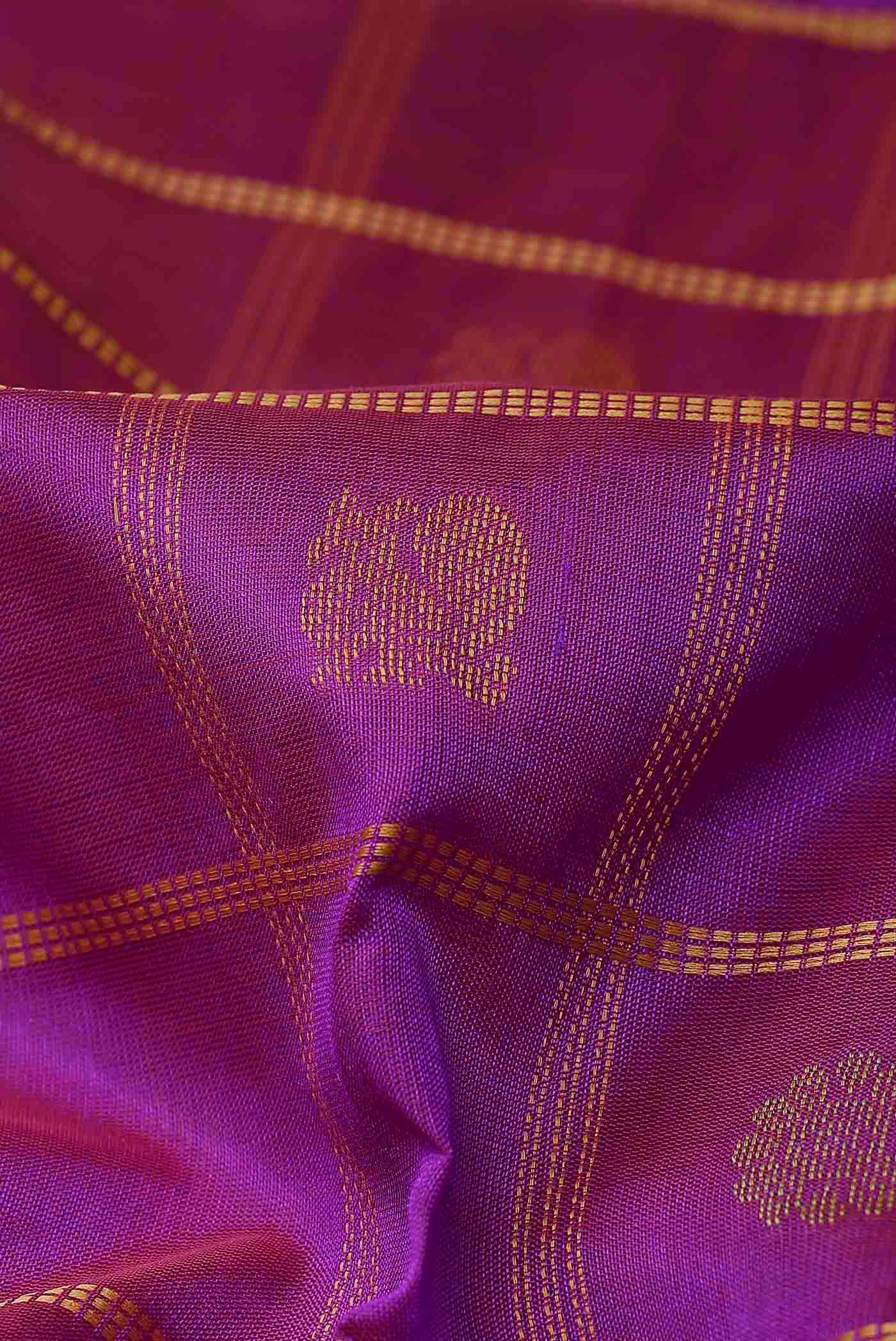 Magenta Silk Cotton Saree