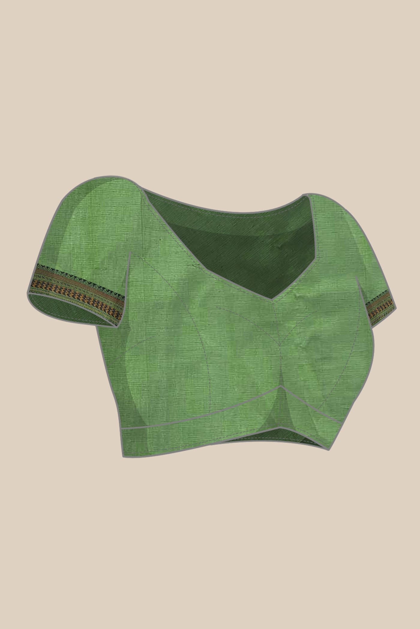 Green Silk Cotton Saree
