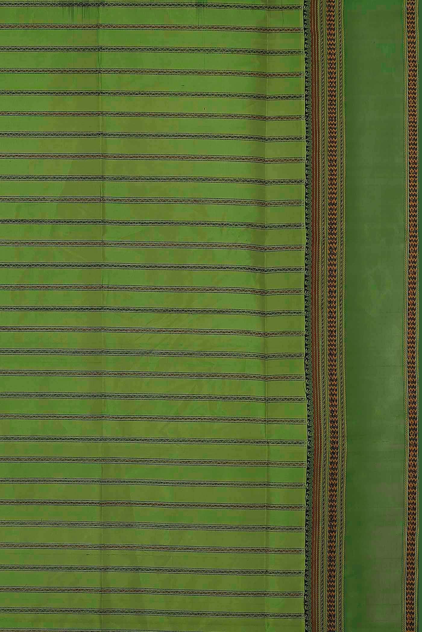 Green Silk Cotton Saree