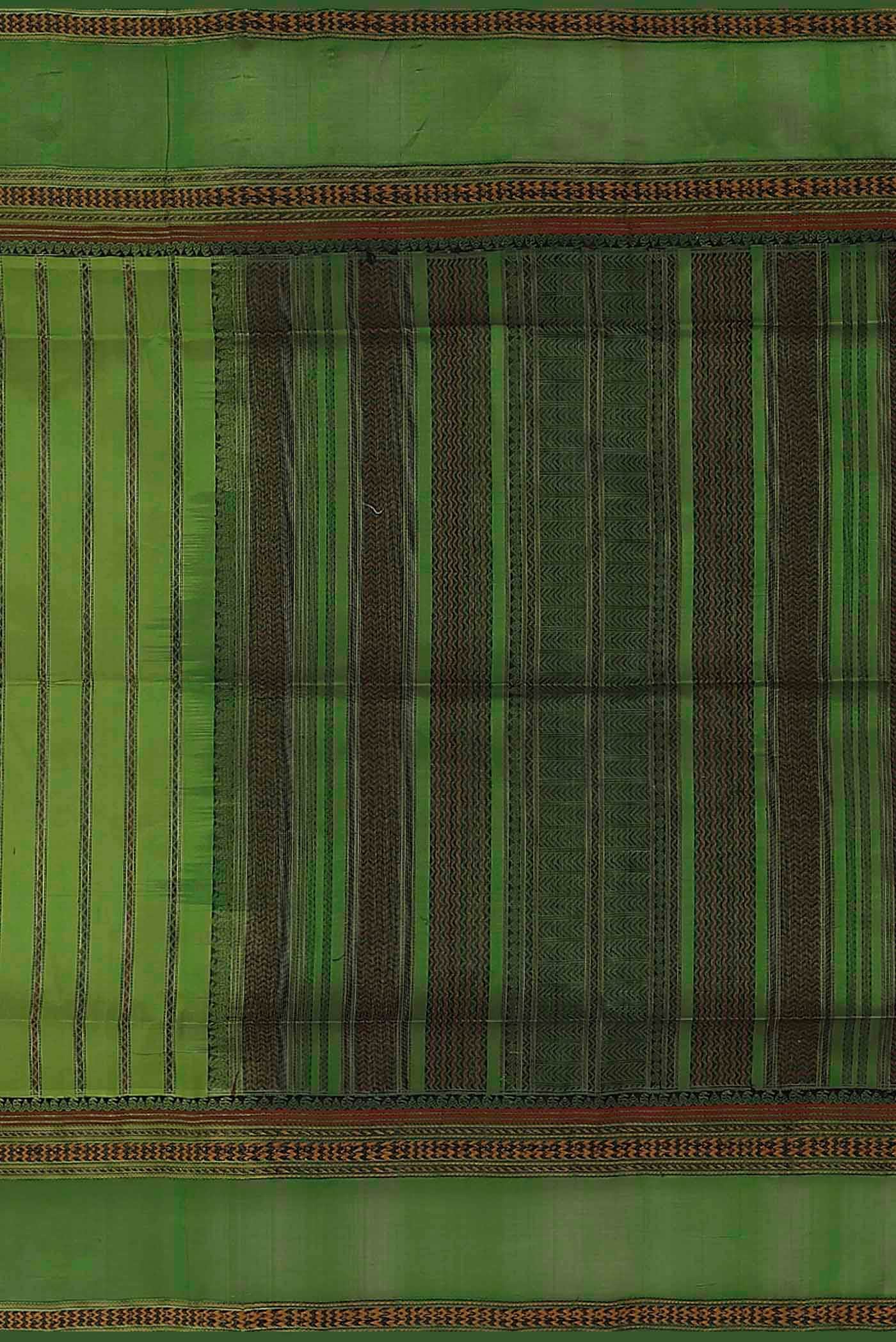 Green Silk Cotton Saree