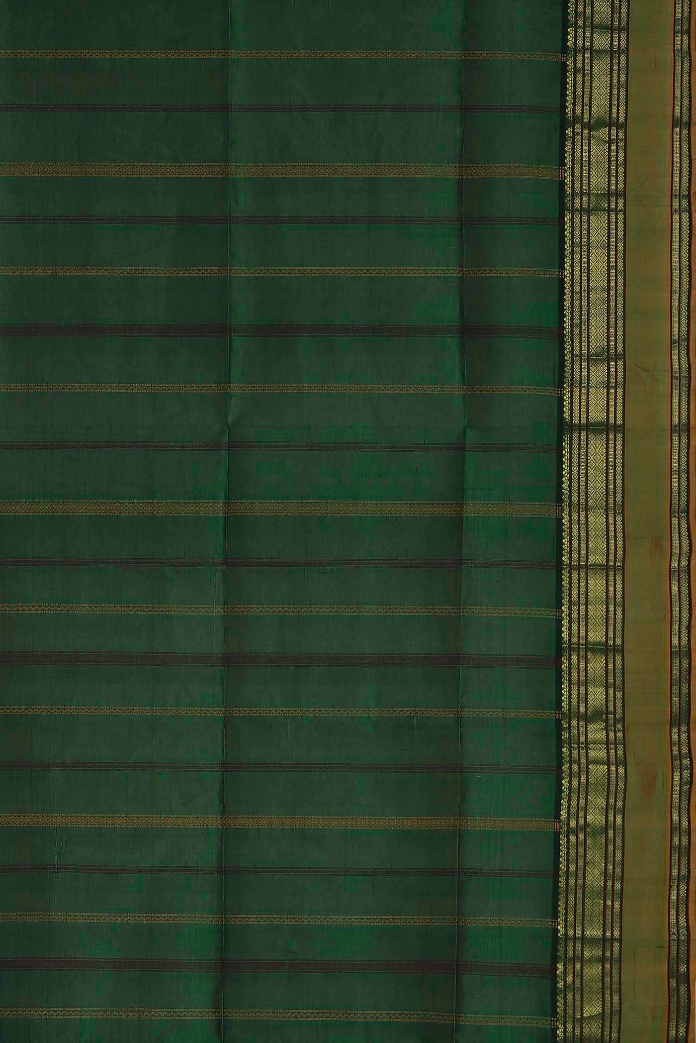 Green Silk Cotton Saree