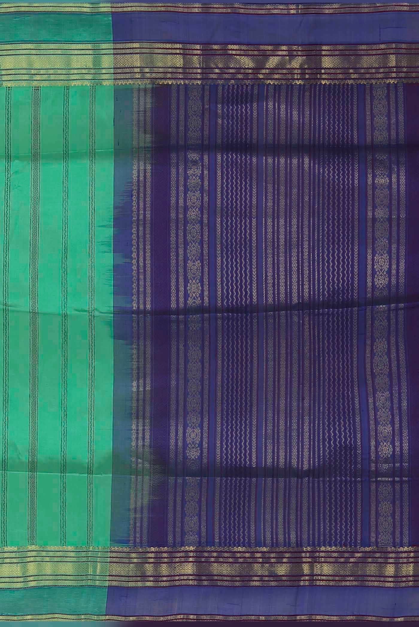 Green Silk Cotton Saree