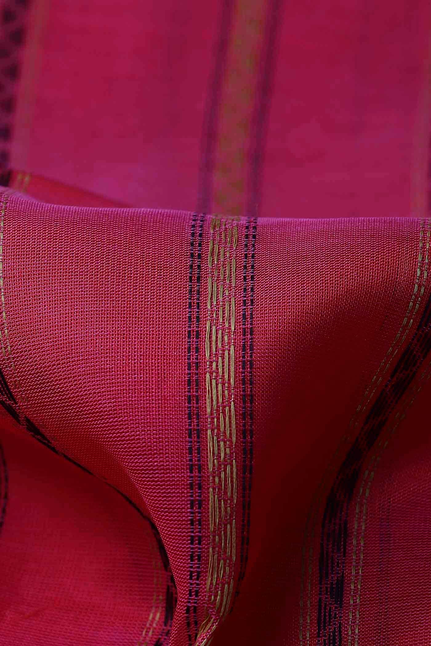 Pink Silk Cotton Saree
