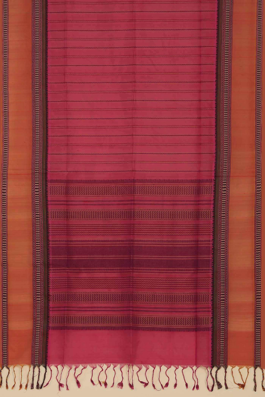 Pink Silk Cotton Saree
