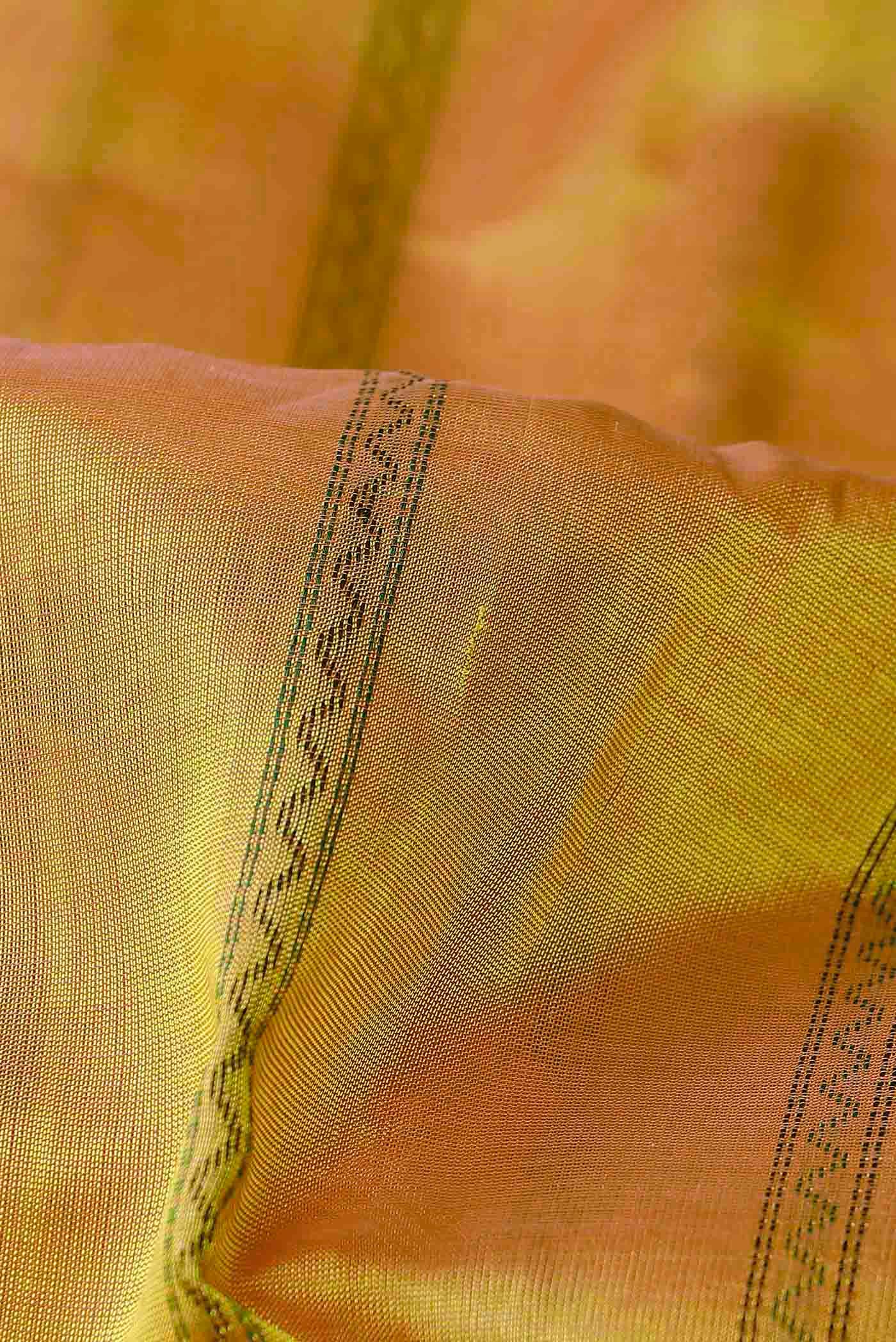 Yellow Silk Cotton Saree