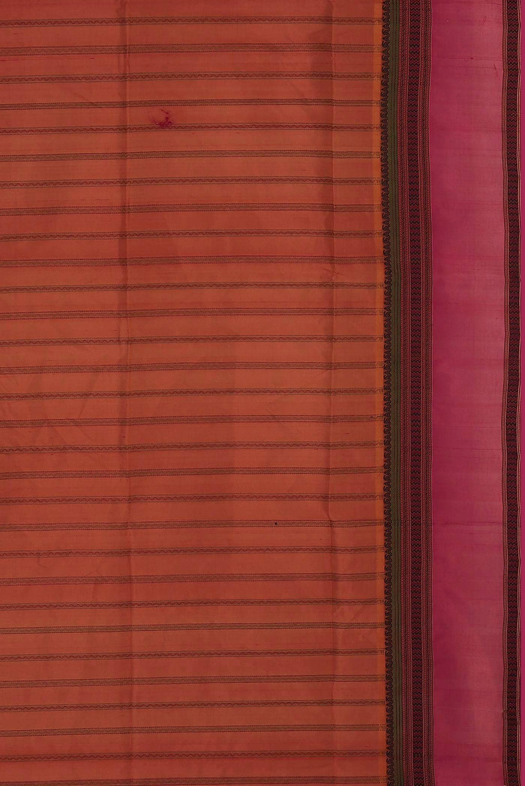 Orange Silk Cotton Saree