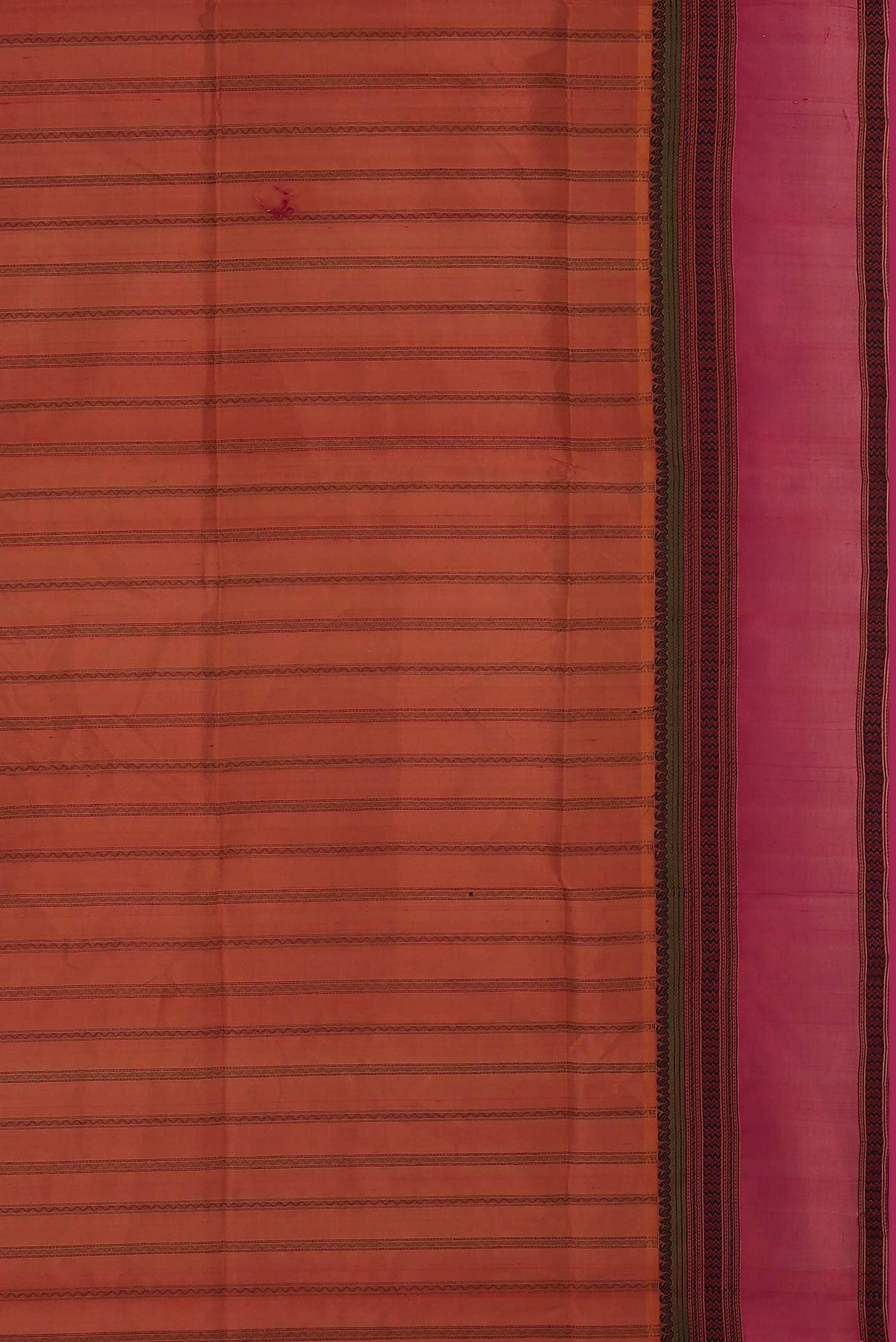 Orange Silk Cotton Saree