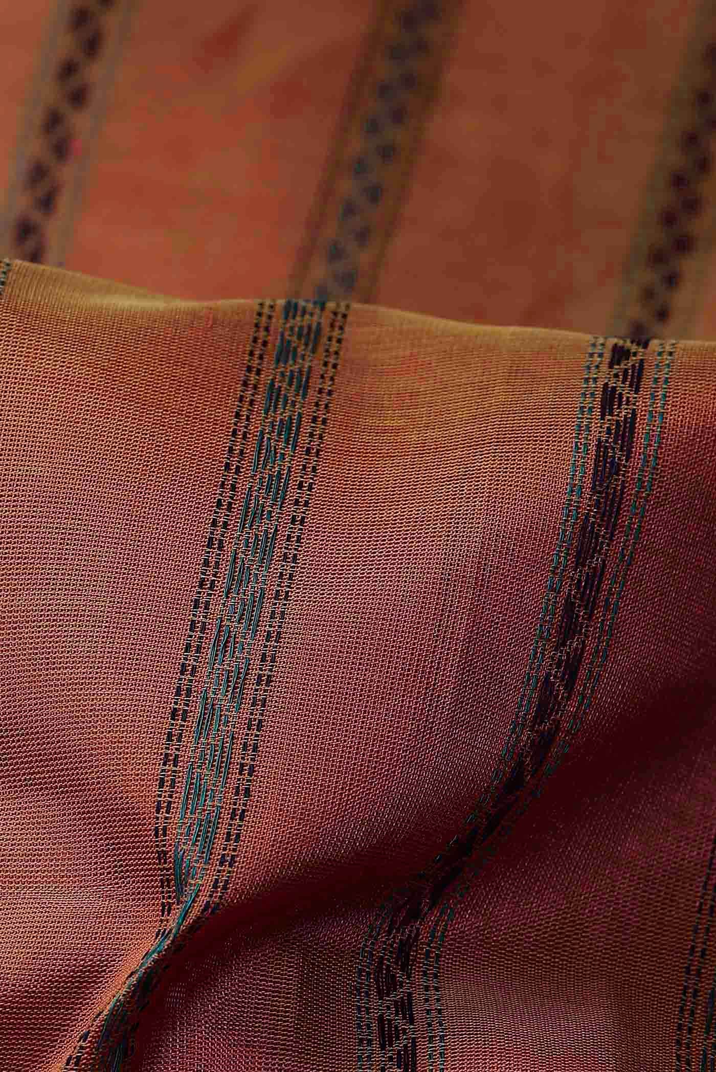 Orange Silk Cotton Saree