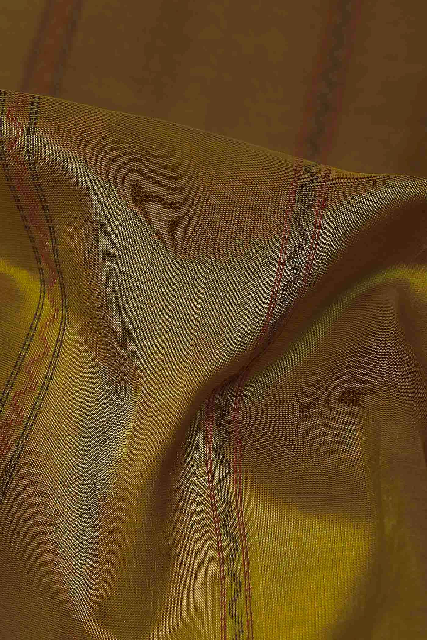 Mehandi Green Silk Cotton Saree