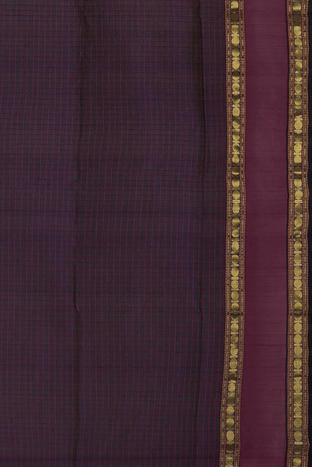 Violet Silk Cotton Saree