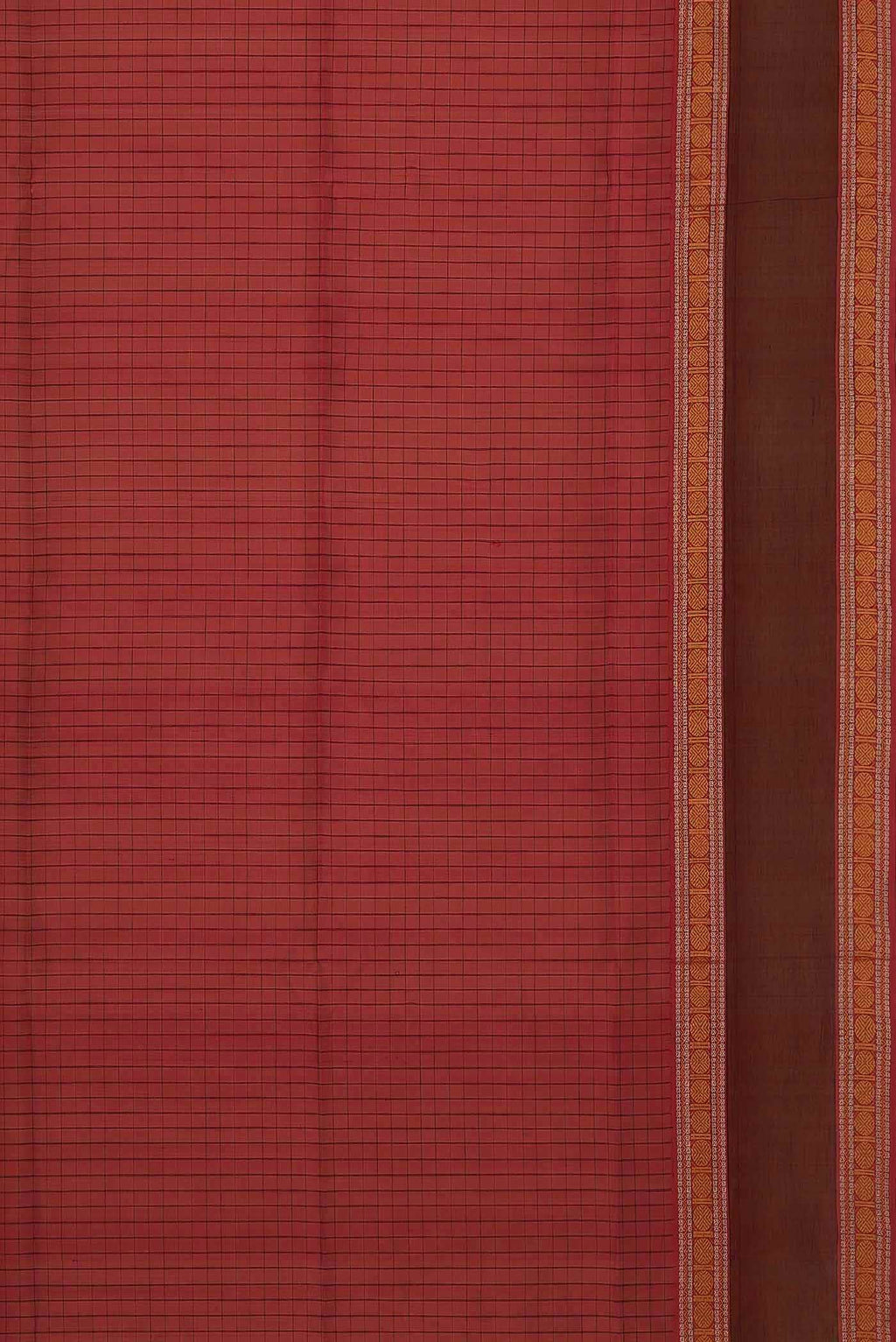 Red Silk Cotton Saree