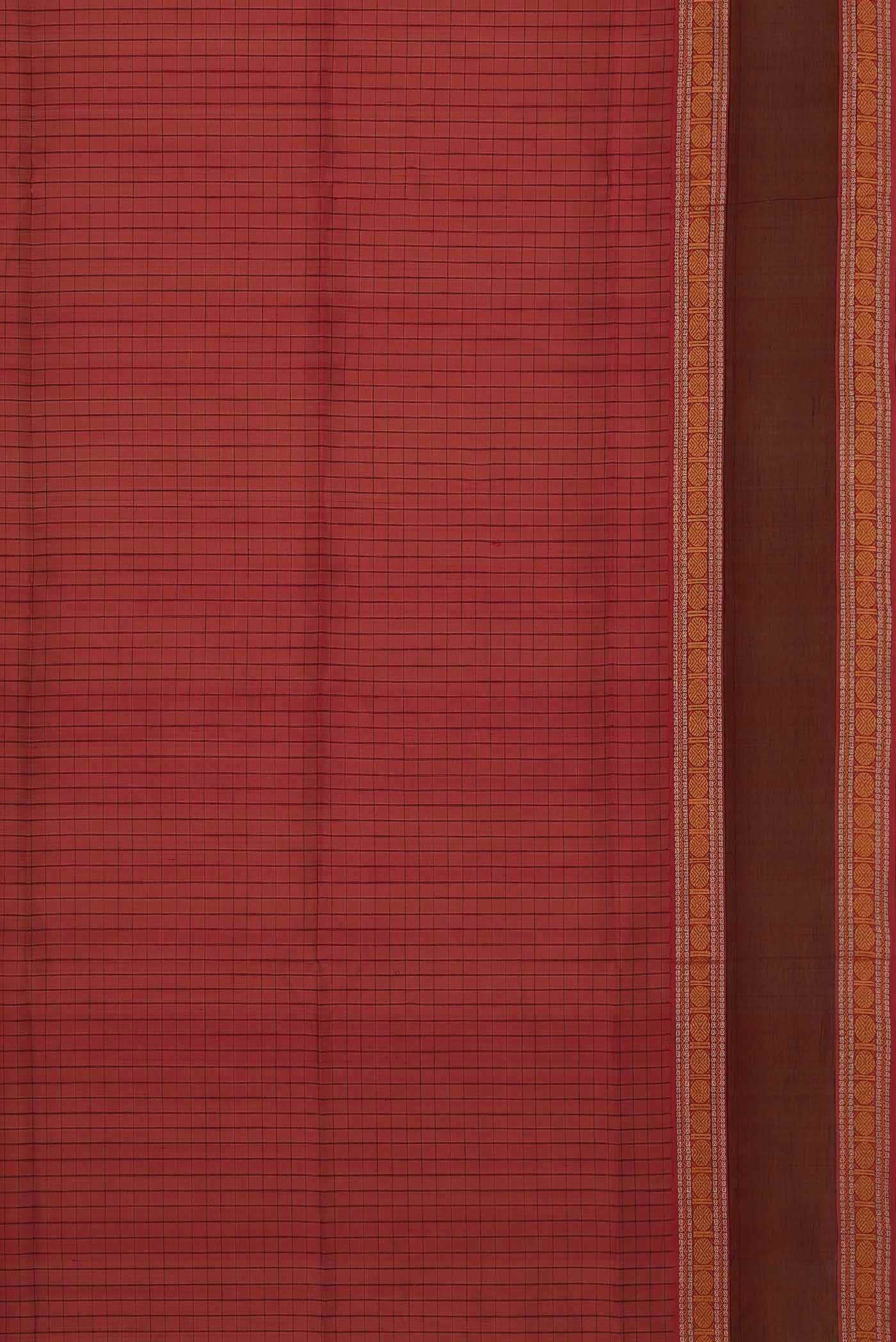 Red Silk Cotton Saree