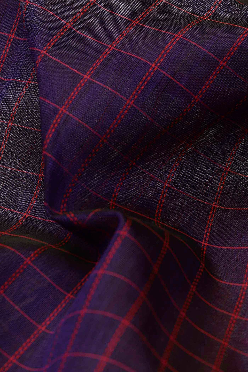Violet Silk Cotton Saree
