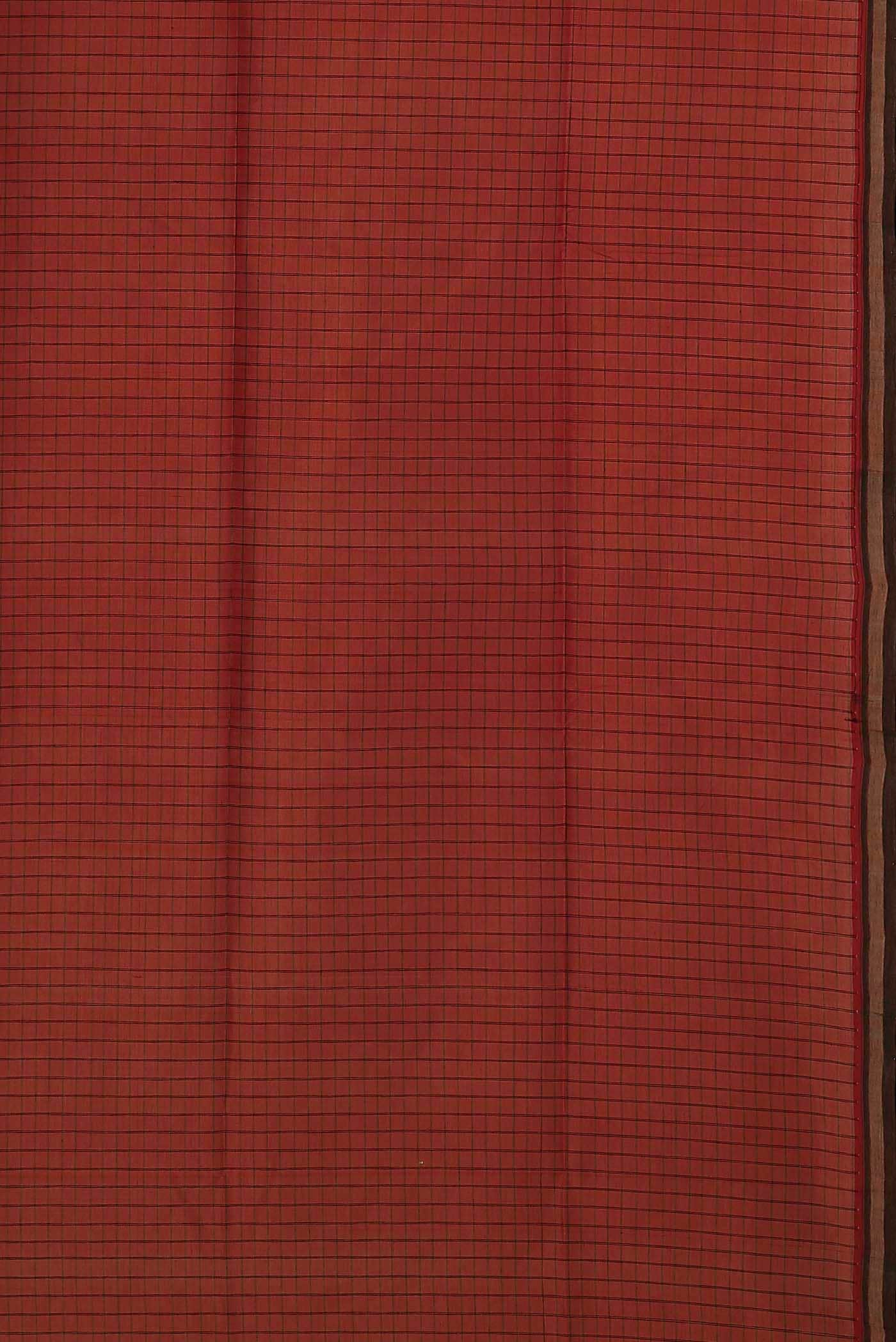 Red Silk Cotton Saree