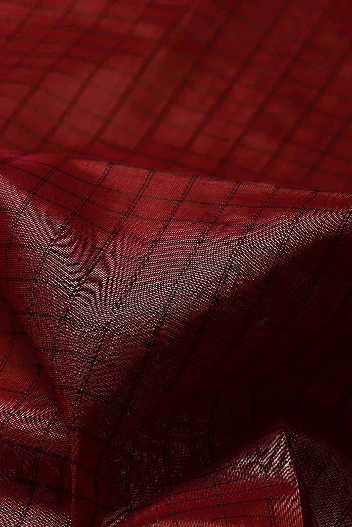 Red Silk Cotton Saree