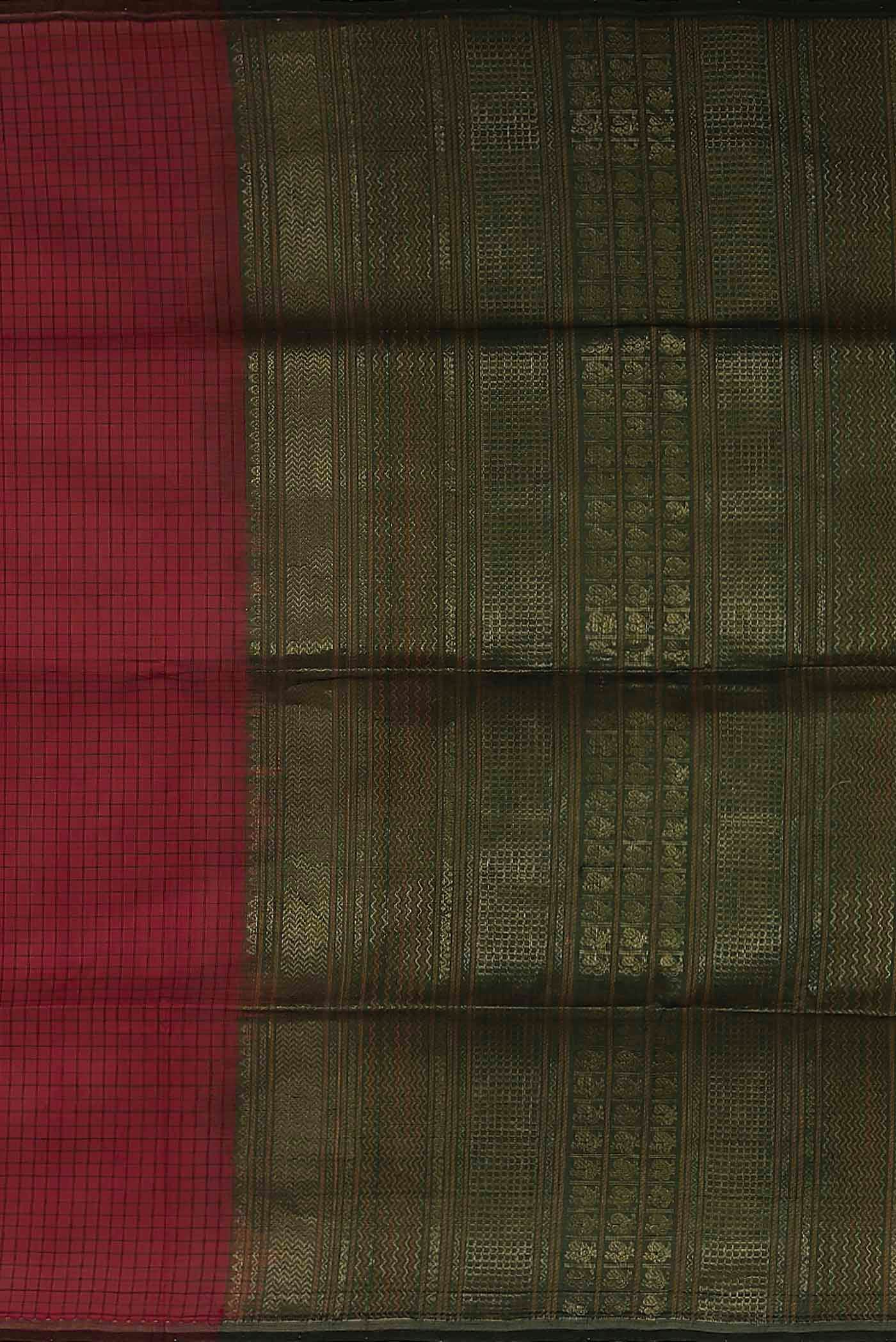 Red Silk Cotton Saree