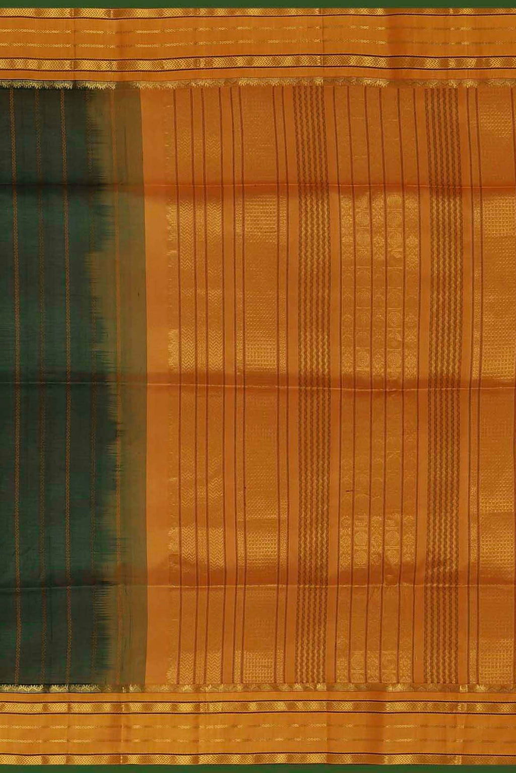 Green Silk Cotton Saree