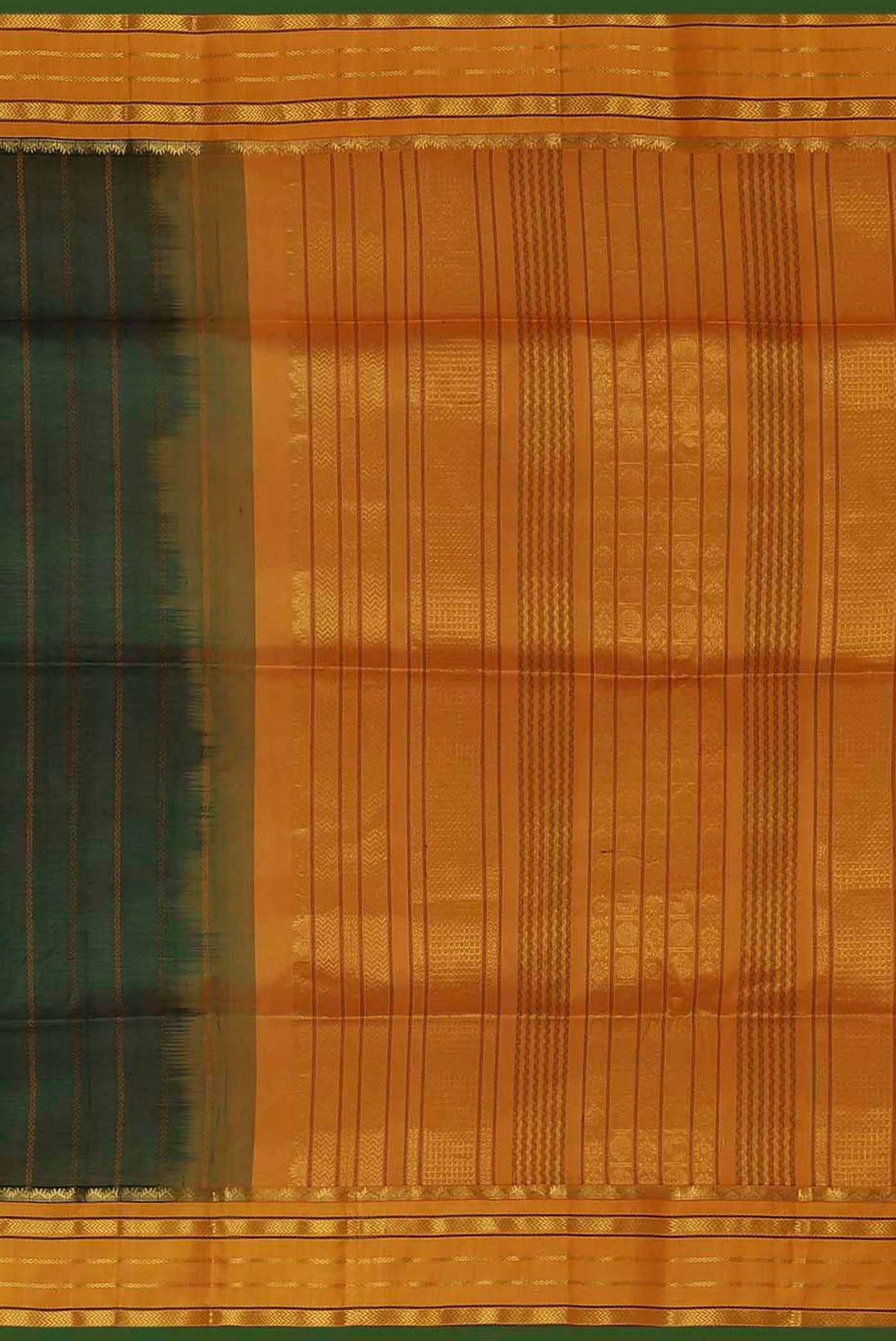 Green Silk Cotton Saree