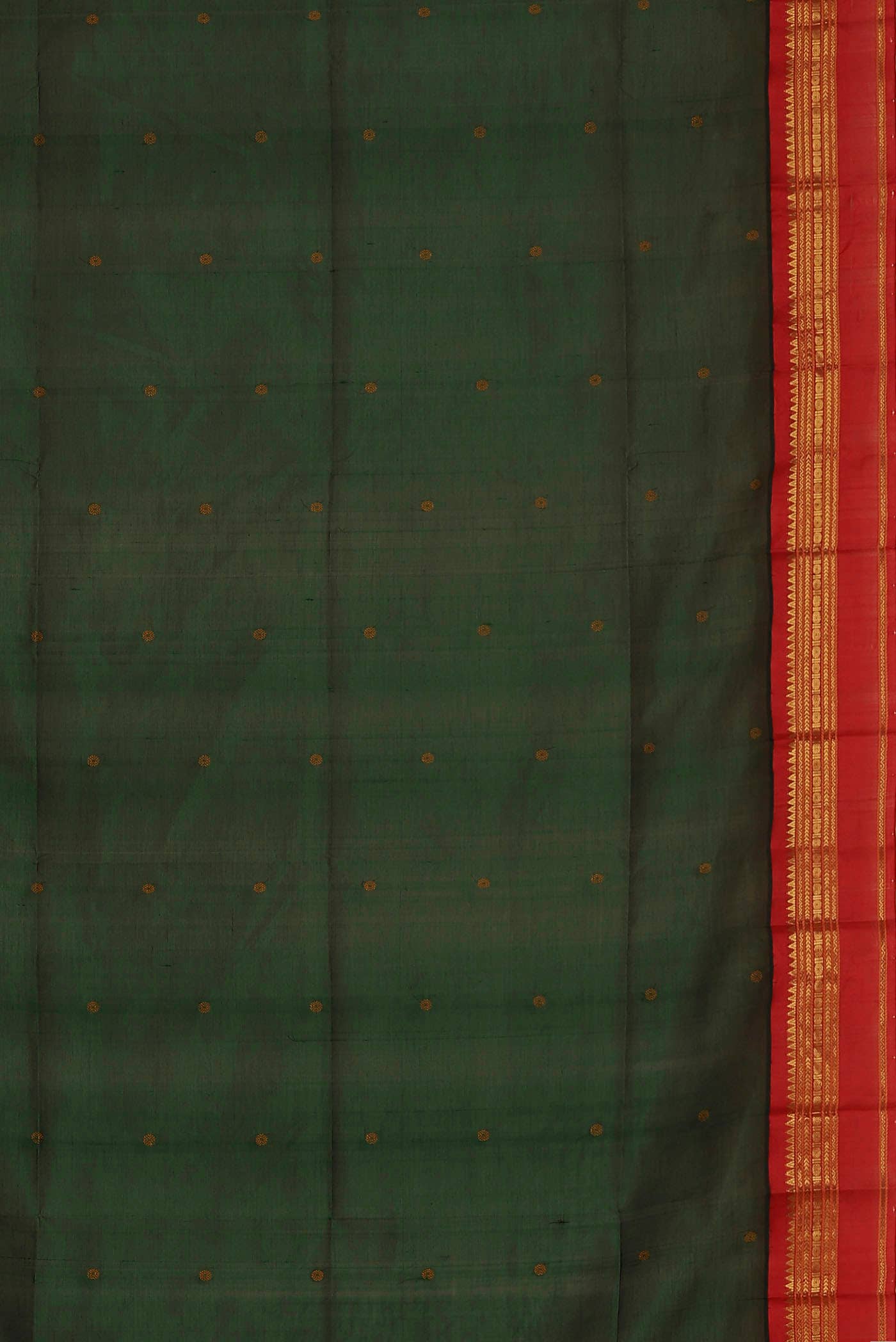 Green Silk Cotton Saree