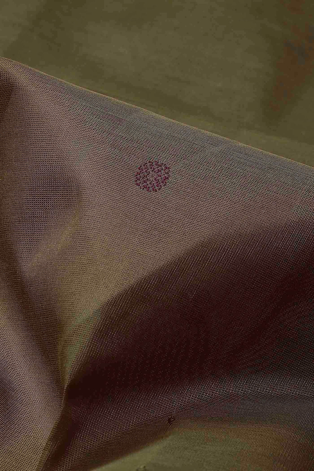 Brown Silk Cotton Saree