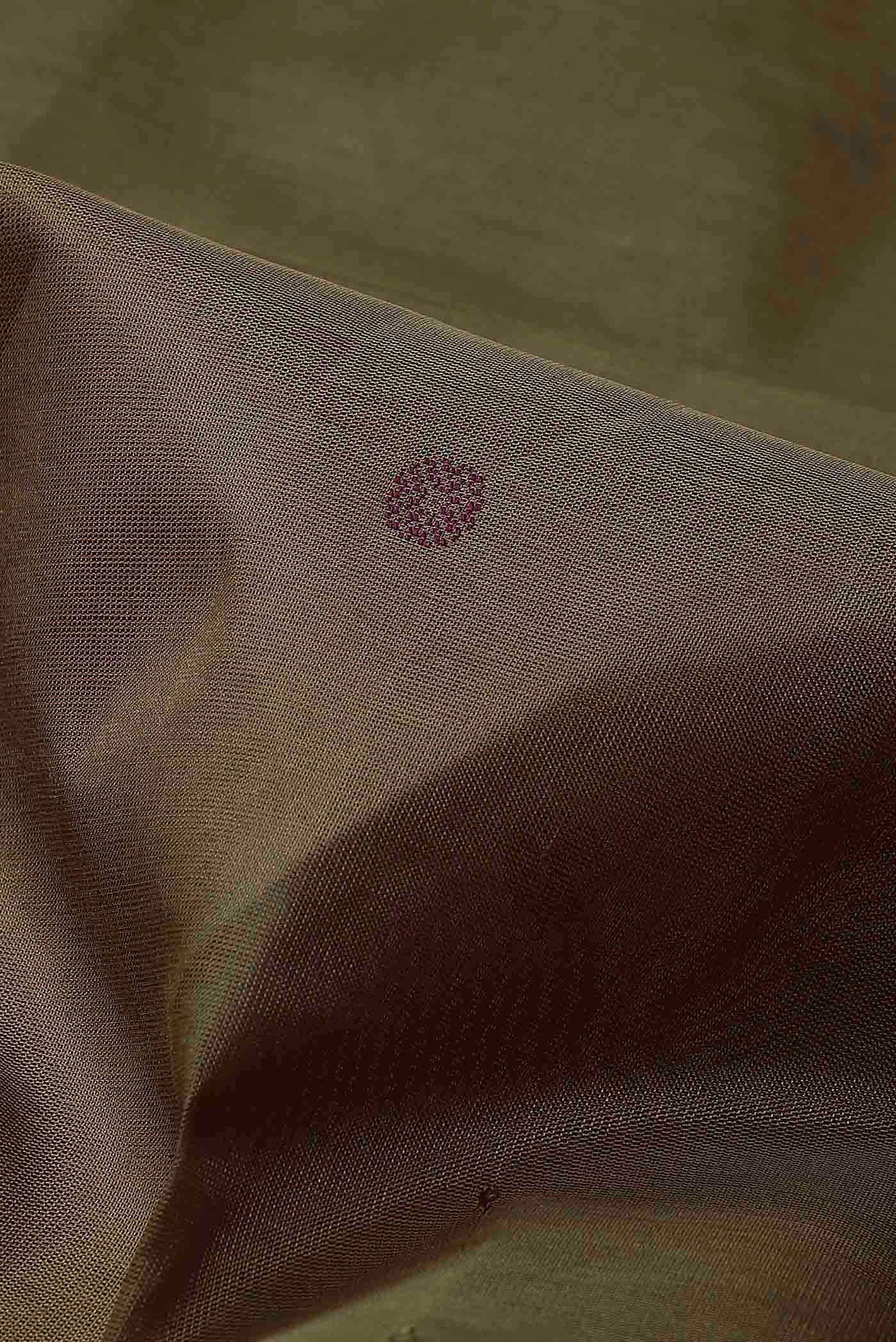 Brown Silk Cotton Saree