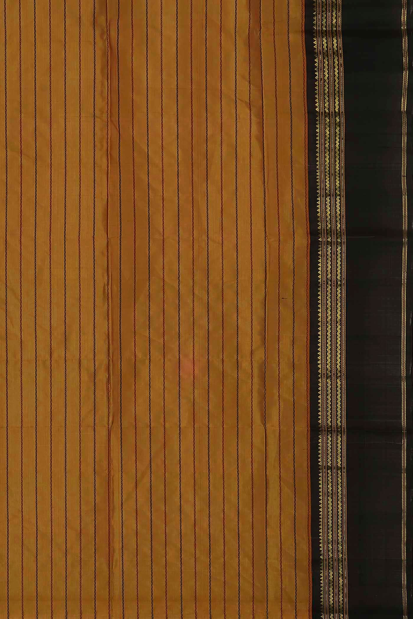 Mustard Silk Cotton Saree