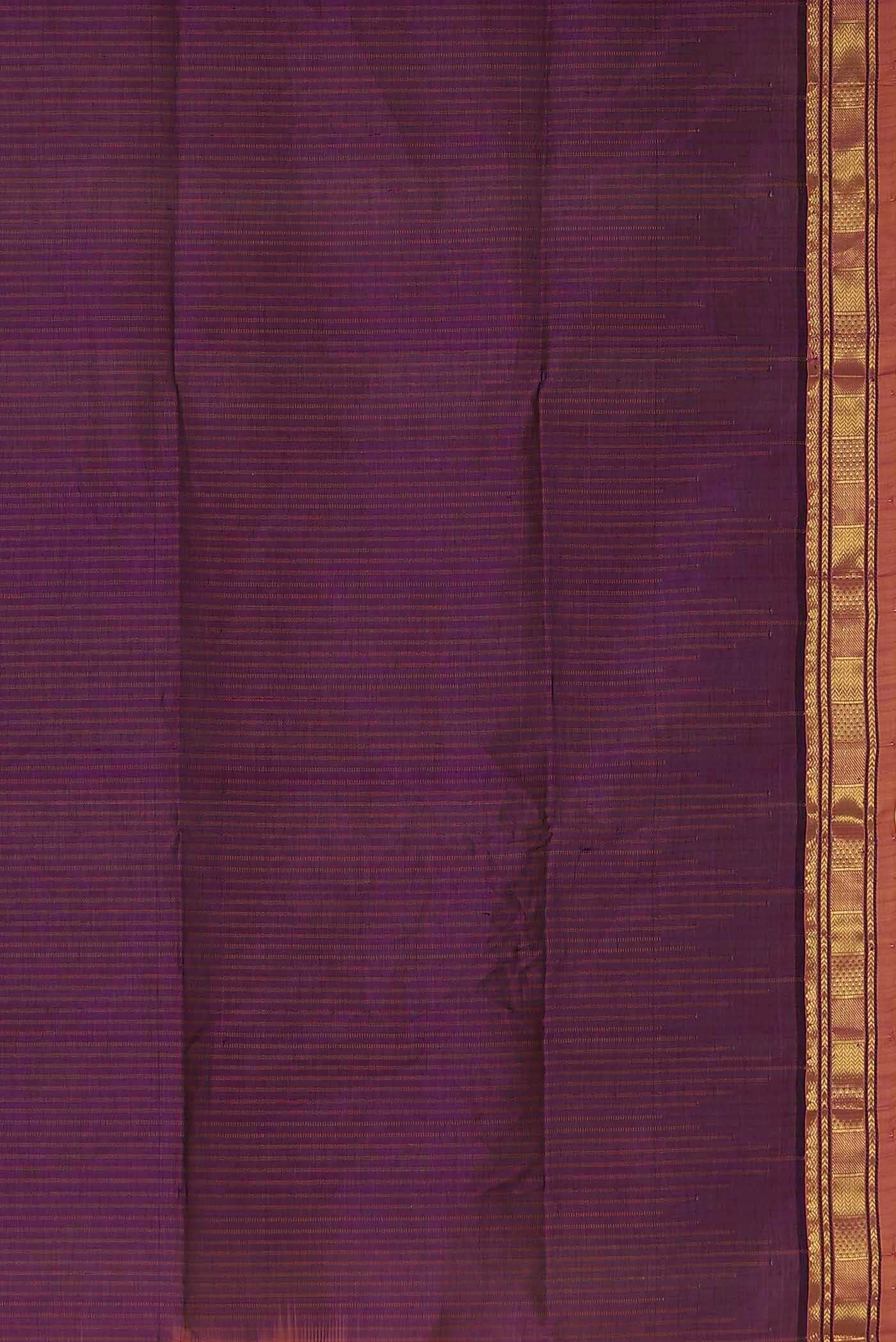 Purple Silk Cotton Saree
