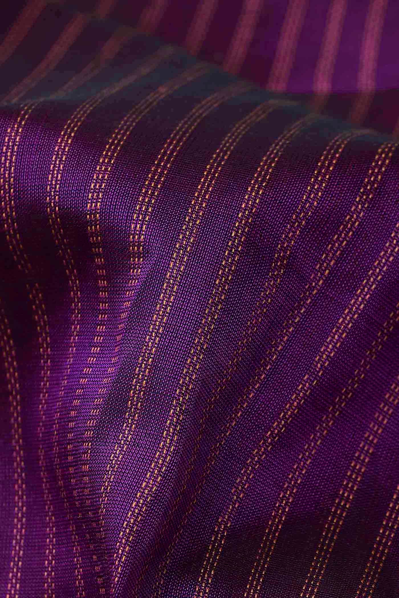 Purple Silk Cotton Saree