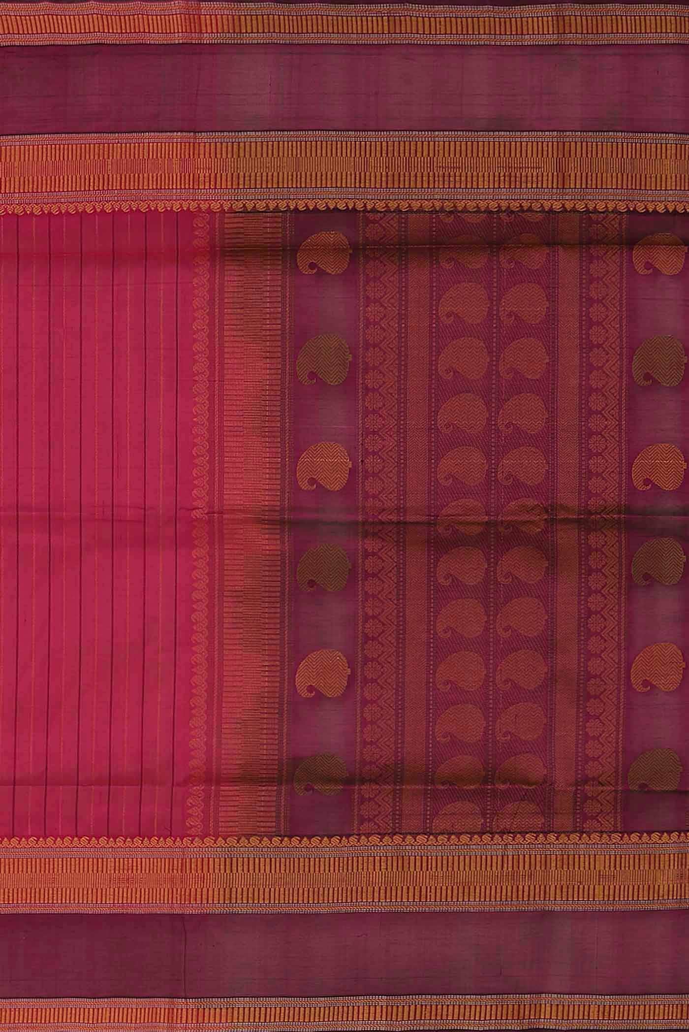 Pink Silk Cotton Saree