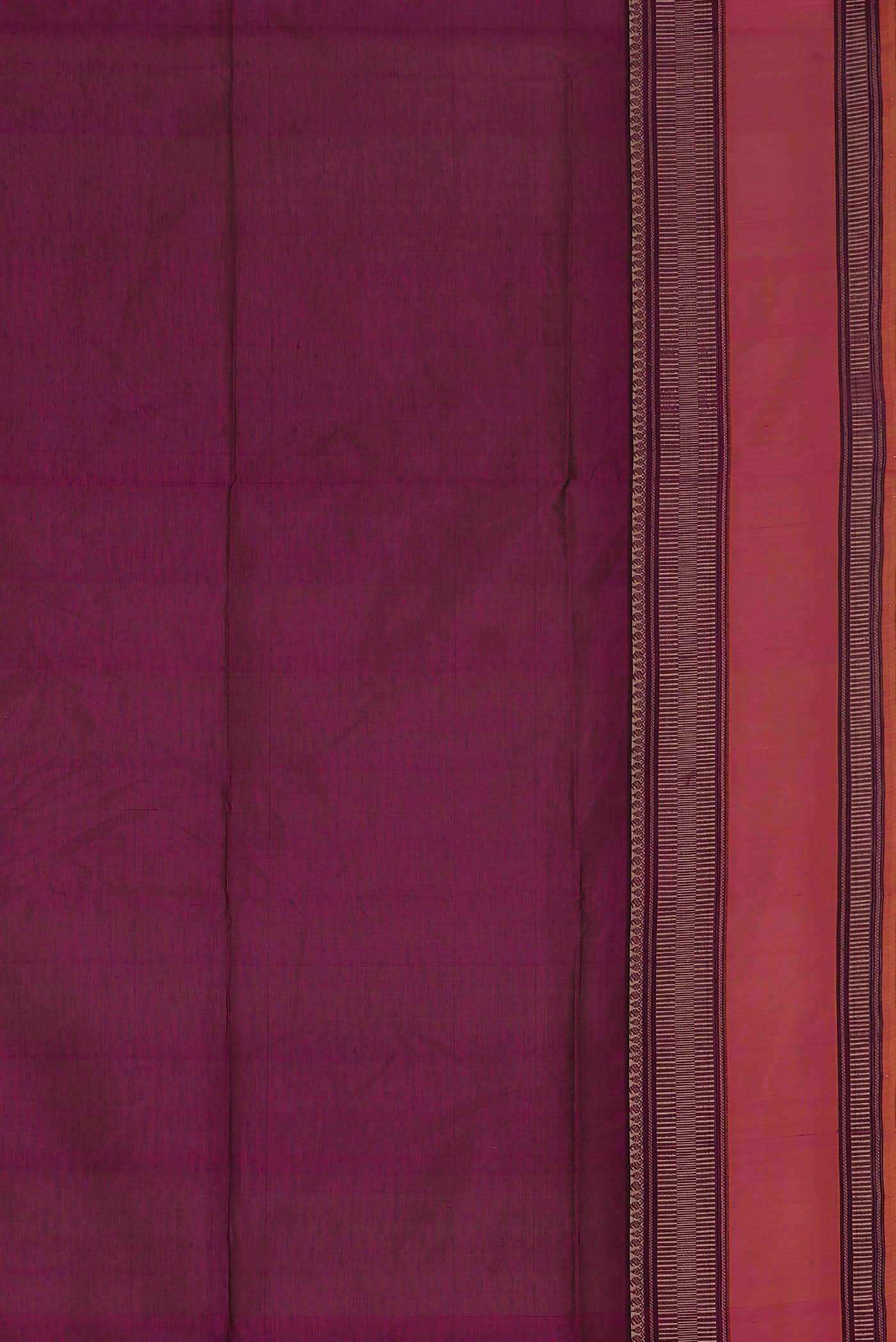 Magenta Silk Cotton Saree