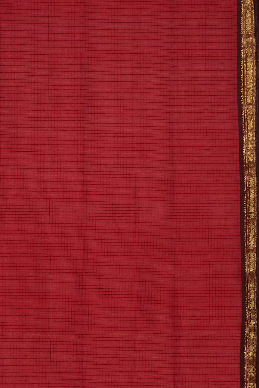 Red Silk Cotton Saree