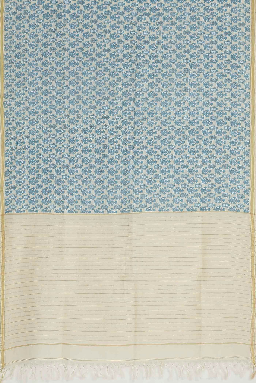 Off White Tussar Saree