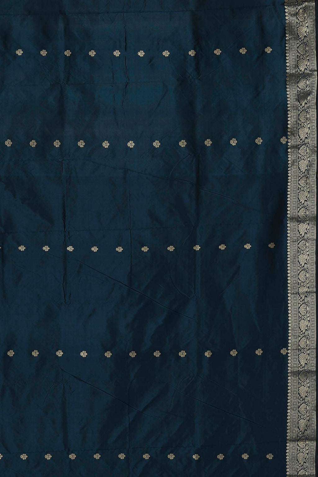 Blue Banarasi Katan Silk Saree
