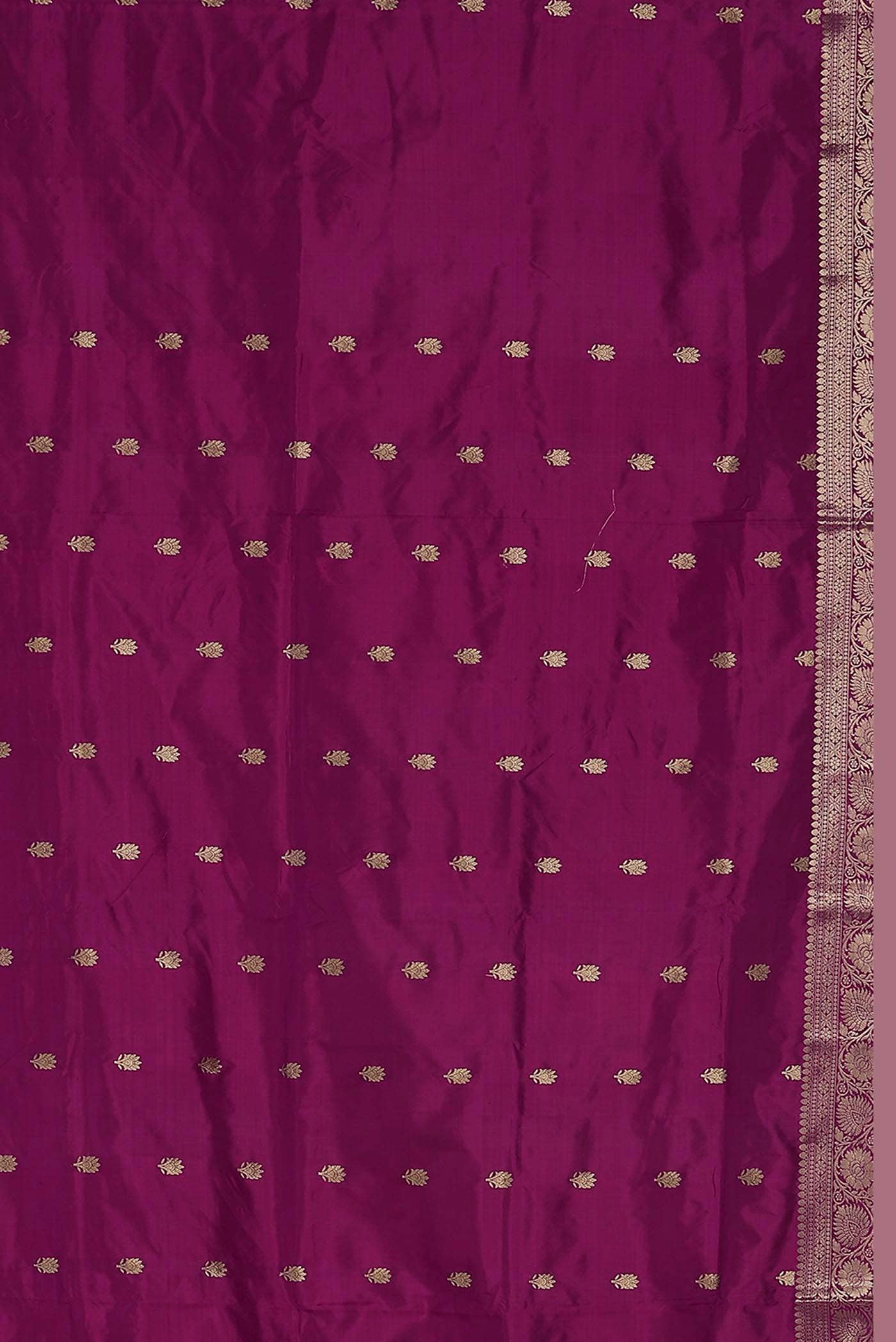 Blue Banarasi Katan Silk Saree