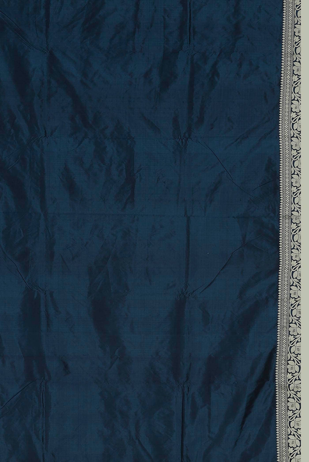 Blue Banarasi Katan Silk Saree