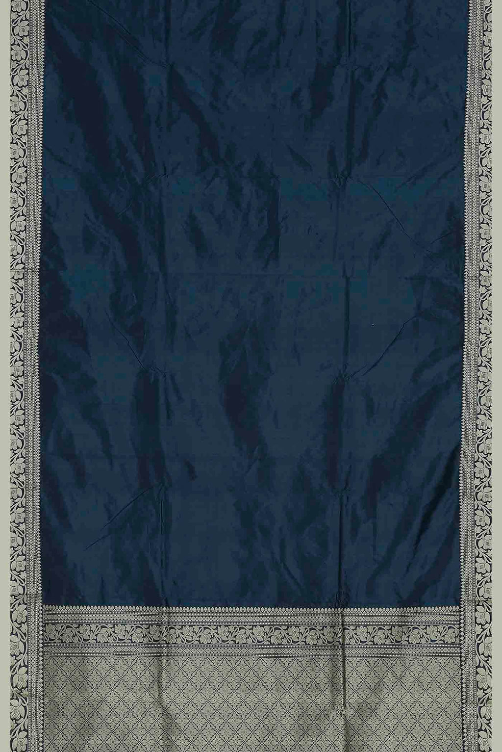 Blue Banarasi Katan Silk Saree