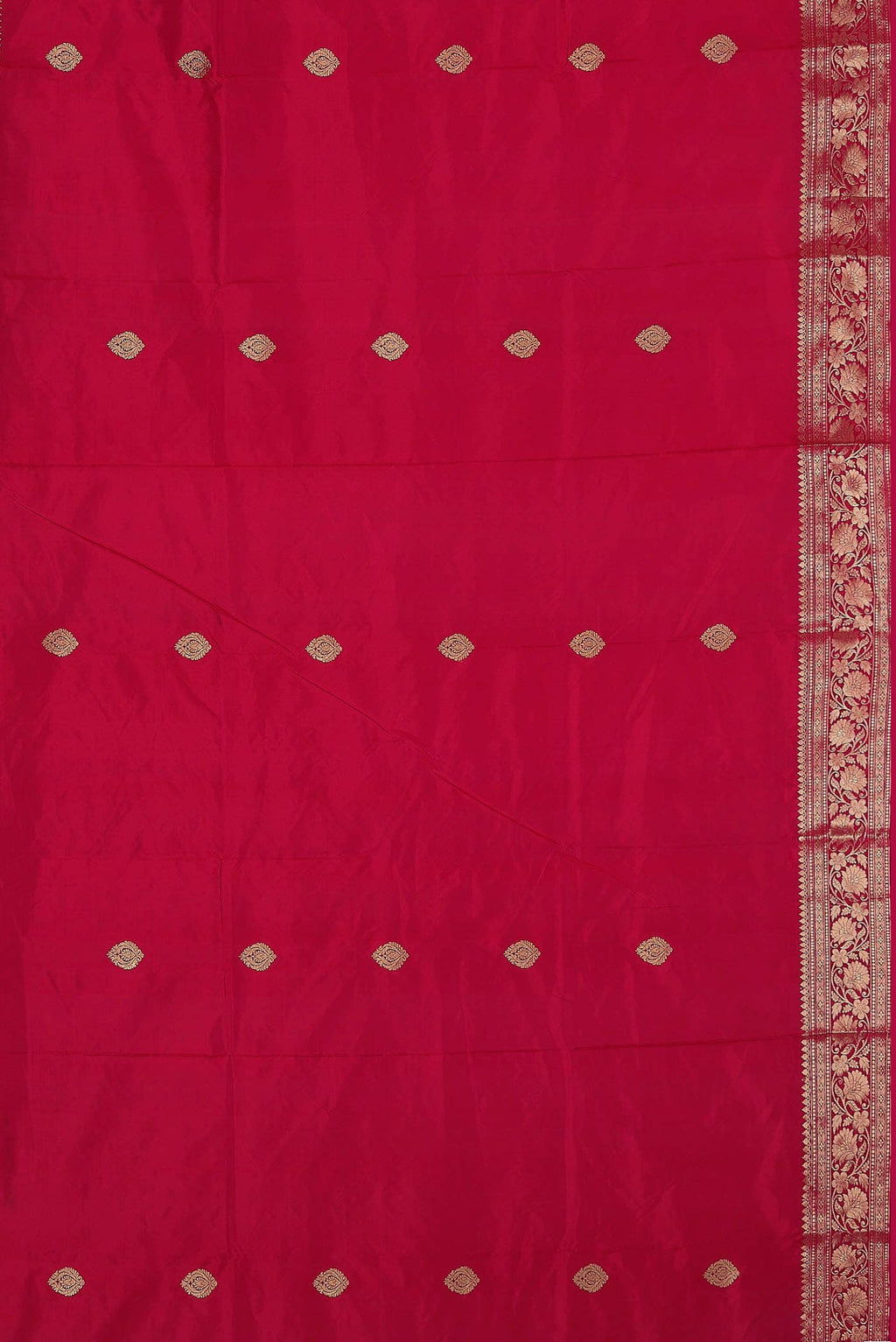 Red Banarasi Katan Silk Saree