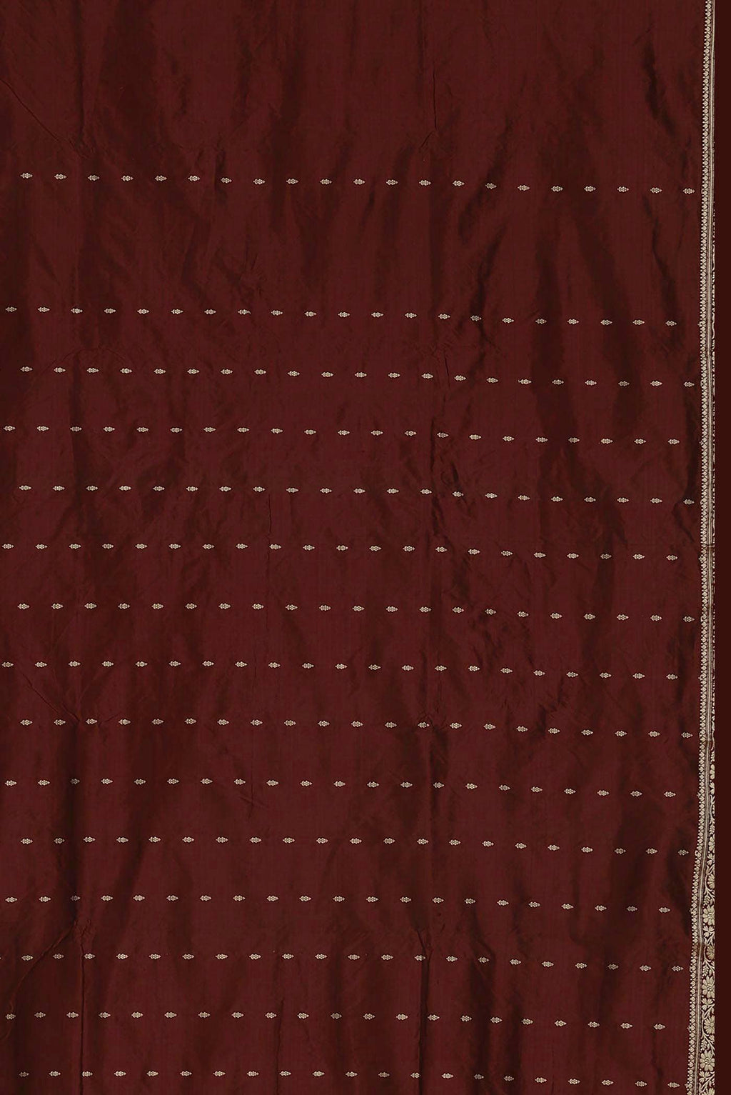 Maroon Banarasi Katan Silk Saree