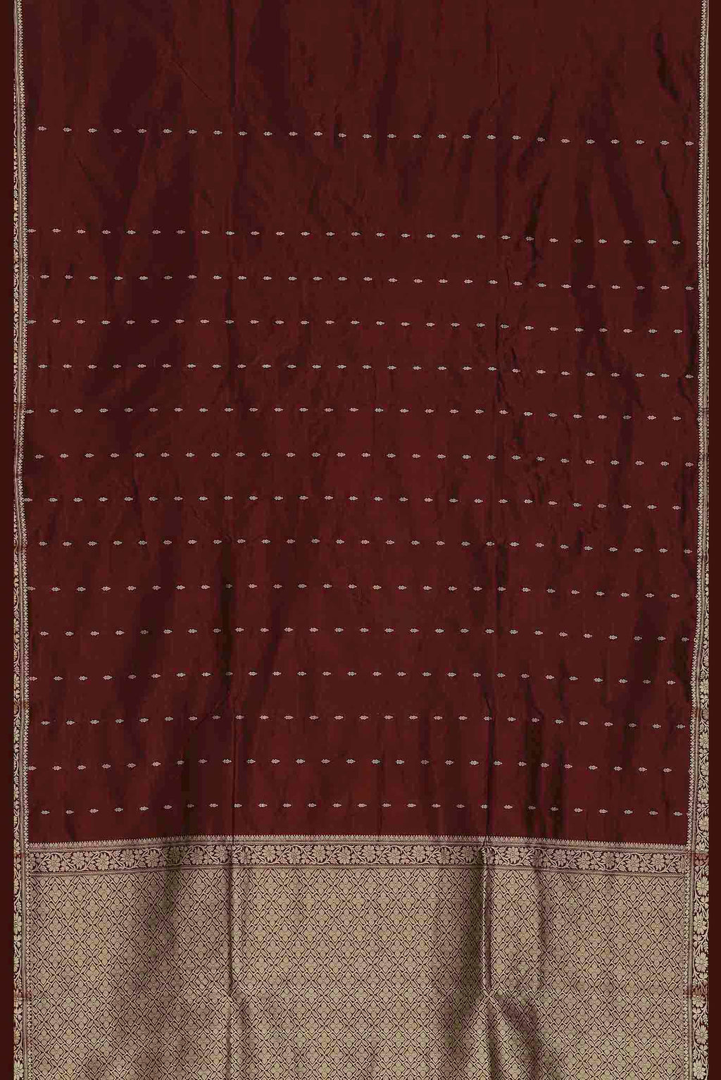 Maroon Banarasi Katan Silk Saree