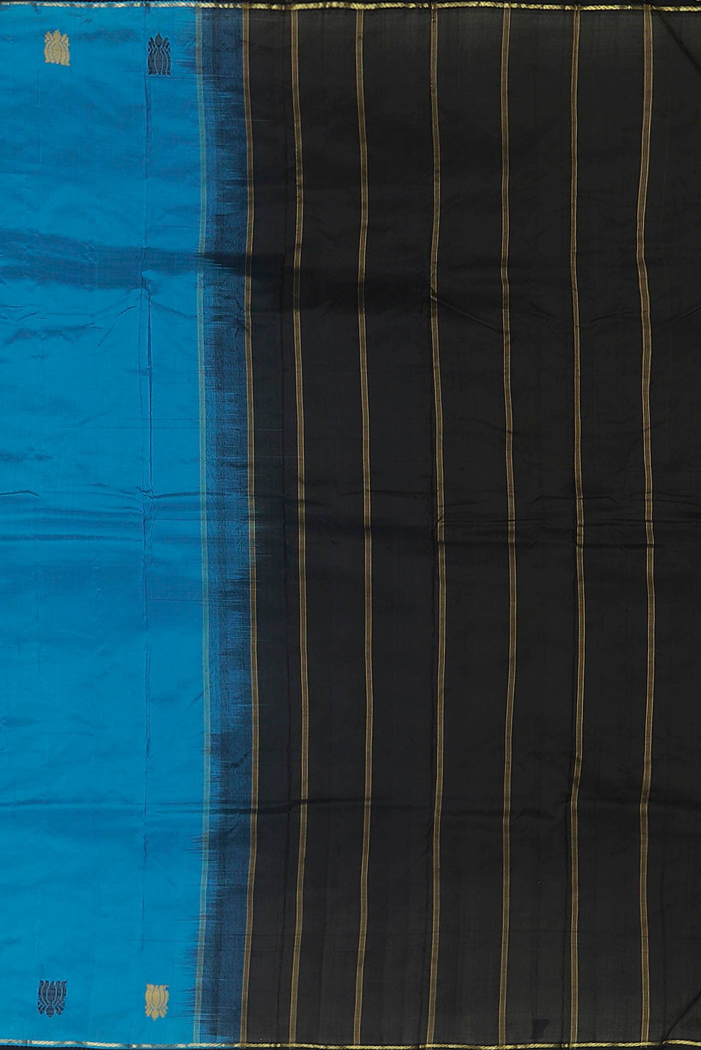 Blue Kanchipuram Silk Saree