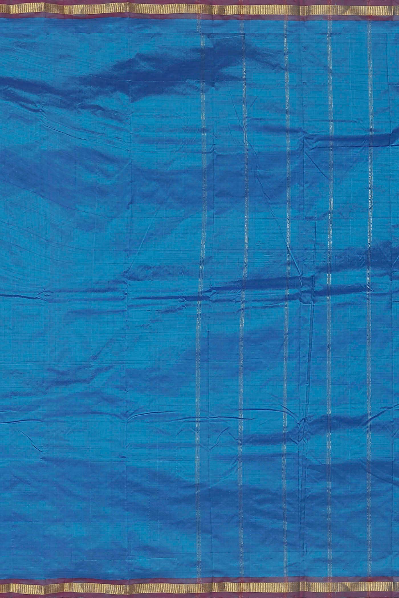 Blue Kanchipuram Silk Saree