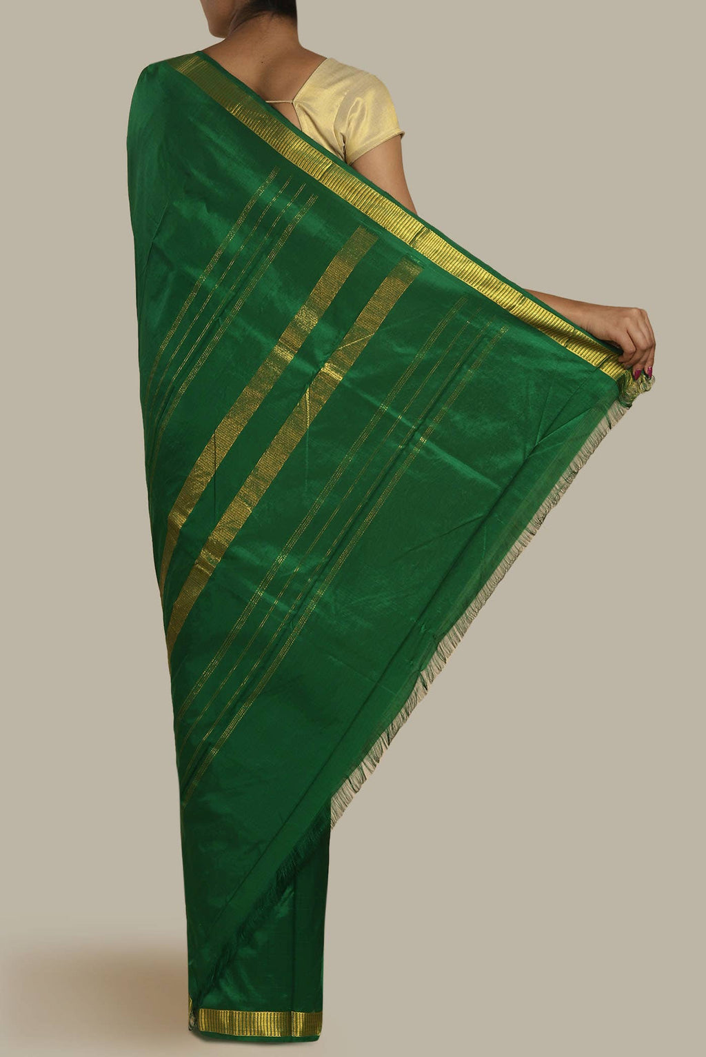 Green Kanchipuram Silk Saree