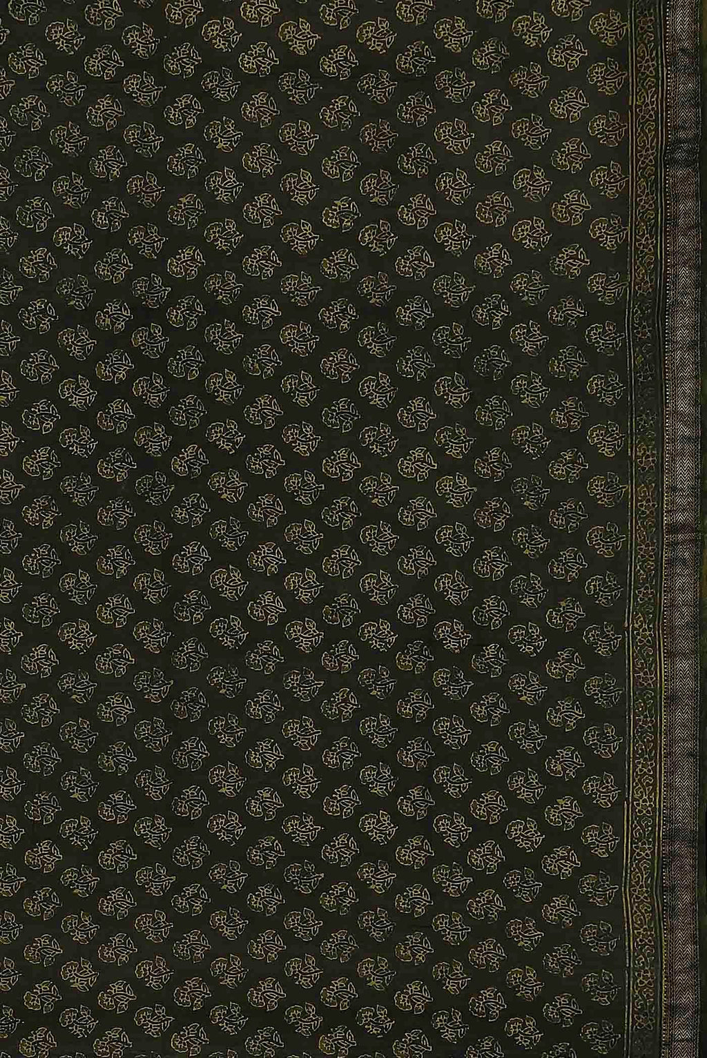 Green Maheshwari Silk Cotton Saree