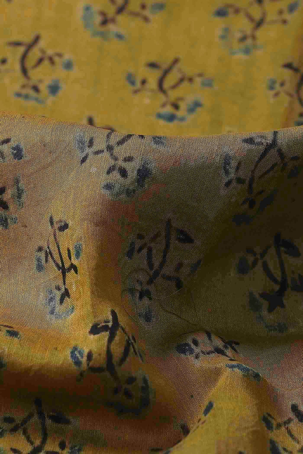 Yellow Maheshwari Silk Cotton Saree