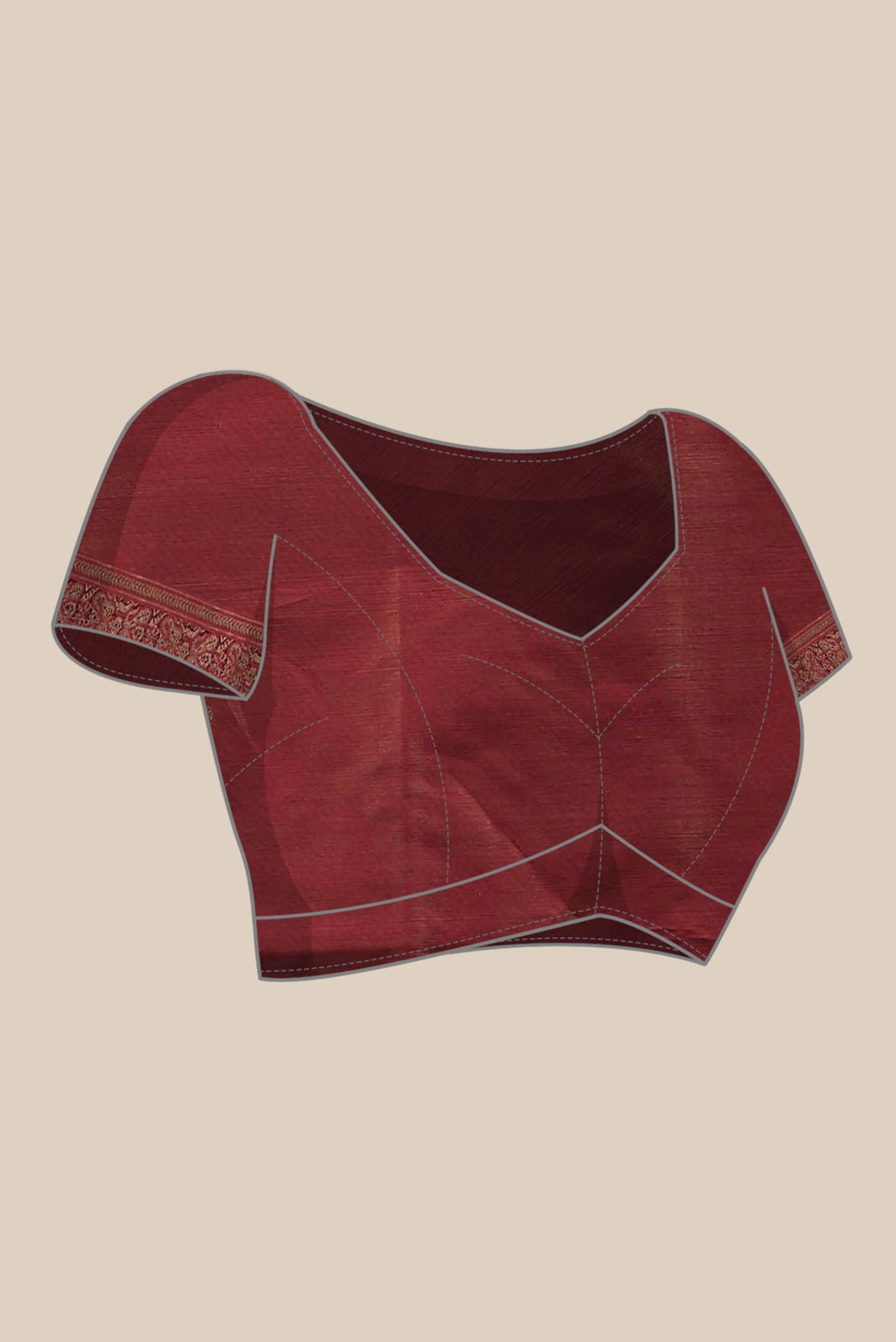 Red Banarasi Tanchoi Silk Saree