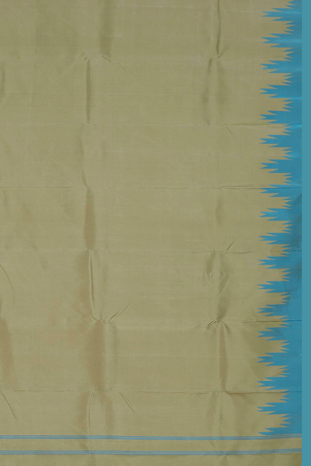 Beige Kanchipuram Silk Saree