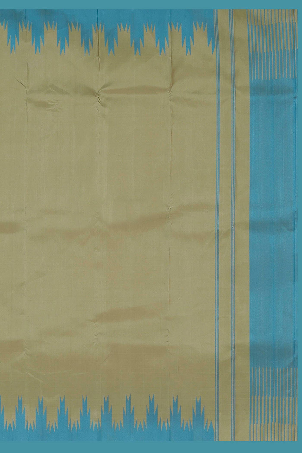 Beige Kanchipuram Silk Saree